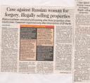 Case againt Russian woman for forgery, illegally selling properties.JPG - 