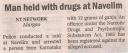 Man held with drugs at Navelim.JPG - 