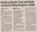 Murder at Morjim cops nab Kerala tourist for killing Bengaluru cabbie.JPG - 
