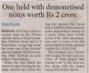 One held with demonetised notes worth Rs 2 crore.JPG - 
