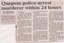 Quepem police arrest murderer within 24 hours.JPG - 