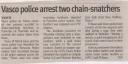 Vasco police arrest two chain snatchers.JPG - 