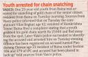 Youth arrested for chain snatching.JPG - 