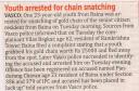 Youth arrested for chain snatching.JPG - 