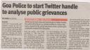 Goa Police to start Twitter handle to analyse public grievances.JPG - 