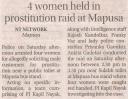 4 women held in Prostitution raid at Mapusa.JPG - 