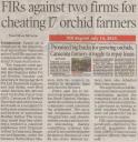 FIR against two firms for cheating 17 orchid farmers.JPG - 