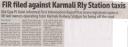 FIR filed against Karmali Rly Station taxis.JPG - 