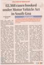 82,368 cases booked under Motor vehicle act in South Goa.JPG - 