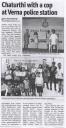 Chaturthi with a cop at Verna police station.JPG - 