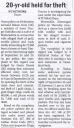 20 yr old held for theft.JPG - 