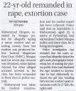 22 yr old remanded in rape, extortion case.JPG - 