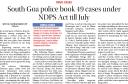 South Goa Police book 49 cases under NDPS Act till July.jpg - 