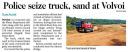 Police seize truck, sand at Volvoi.jpg - 
