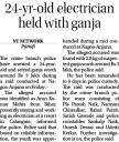 24 yr old electrician held with ganja.jpg - 