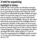 3 held for organising bullfight in Verna.jpg - 