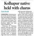 Kolhapur native held with charas.jpg - 