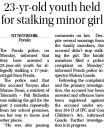 23 yr old youth held for stalking minor girl.jpg - 
