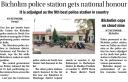 Bicholim Police Station gets National honour.jpg - 