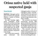 Orissa native held with suspected ganja.jpg - 