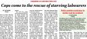 Cops come to the rescue of starving labourers.jpg - 