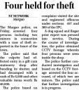 Four held for theft.jpg - 