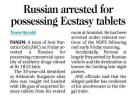 Russian arrested for possessing Ecstasy tablets.jpg - 