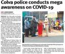 Colva police conducts mega awareness on COVID-19.JPG - 