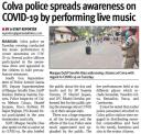 Colva police spreads awareness on COVID-19 performing live music.JPG - 