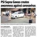 PSI Sapna Gawas creates awarness against coronavirus.JPG - 