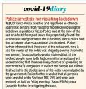 Police arrest six for violating lockdown.jpg - 