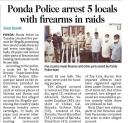 Ponda Police arrest 5 locals with firearms in raids.jpg - 