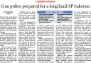 Goa Police prepared for long haul SP Saksena.jpg - 