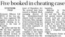 Five booked in cheating case.jpg - 