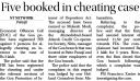 Five booked in cheating case.jpg - 