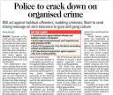 Police to crack down on organised crime.jpg - 