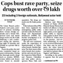 Cops bust rave party, seize drugs worth over Rs. 9 lakh.jpg - 